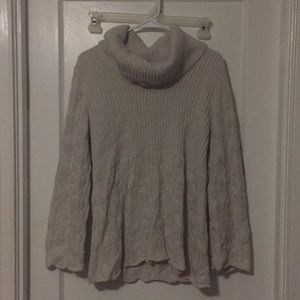 Cream turtle neck sweater